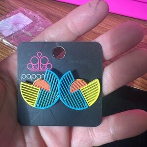 Colorful Geometric Earrings